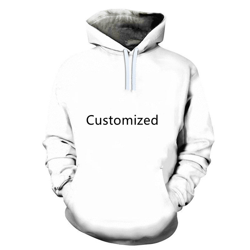 Customized 3D Digital Print Couple Sweater: Large Size Baseball Hoodie Customized 3D Digital Print Couple Sweater: Large Size Baseball Hoodie